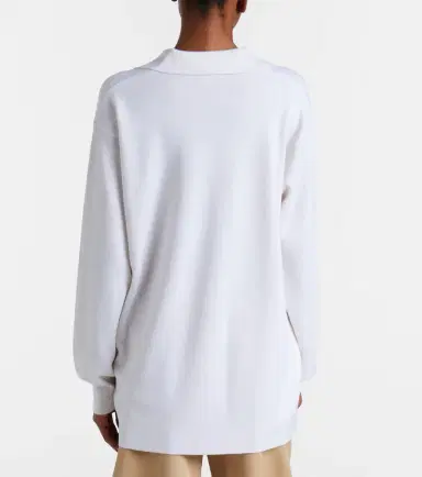 Loewe Double L cashmere blend polo sweater | Thumbnail 6