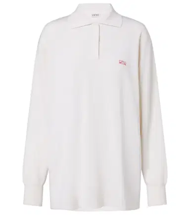 Loewe Double L cashmere blend polo sweater | Thumbnail 1