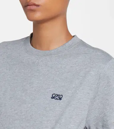 Loewe Double L draped cotton jersey T-shirt | Thumbnail 2