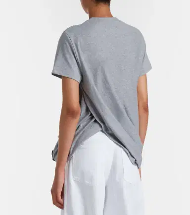 Loewe Double L draped cotton jersey T-shirt | Thumbnail 5