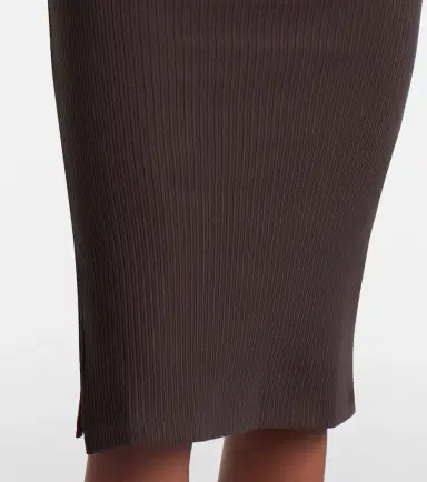 Loewe Ribbed-knit cotton-blend midi dress | Thumbnail 5 Loewe Ribbed-knit cotton-blend midi dress | Thumbnail 5