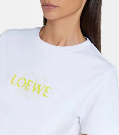 Loewe Logo cotton-blend jersey T-shirt | Thumbnail 2