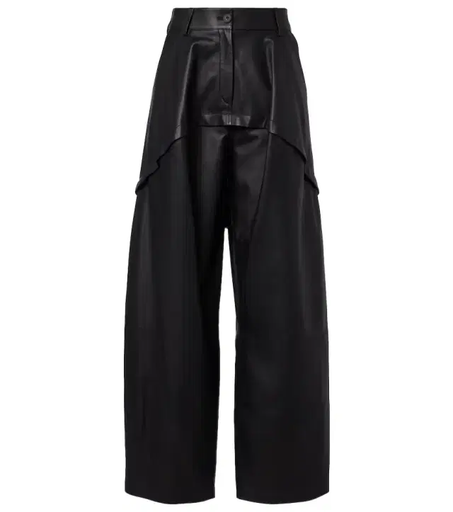 Loewe Paneled leather wide-leg pants