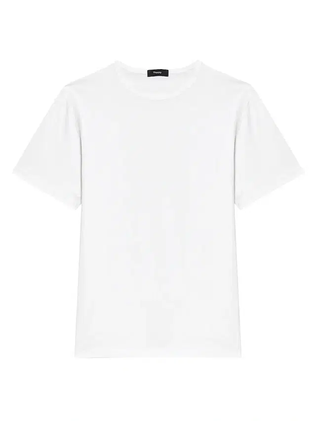 Theory Men's Precise Luxe Cotton T-Shirt - White
