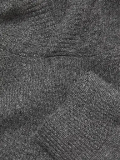 Vince Men's Wool & Cashmere Hooded Sweater - Medium Grey | Thumbnail 6 Vince Men's Wool & Cashmere Hooded Sweater - Medium Grey | Thumbnail 6
