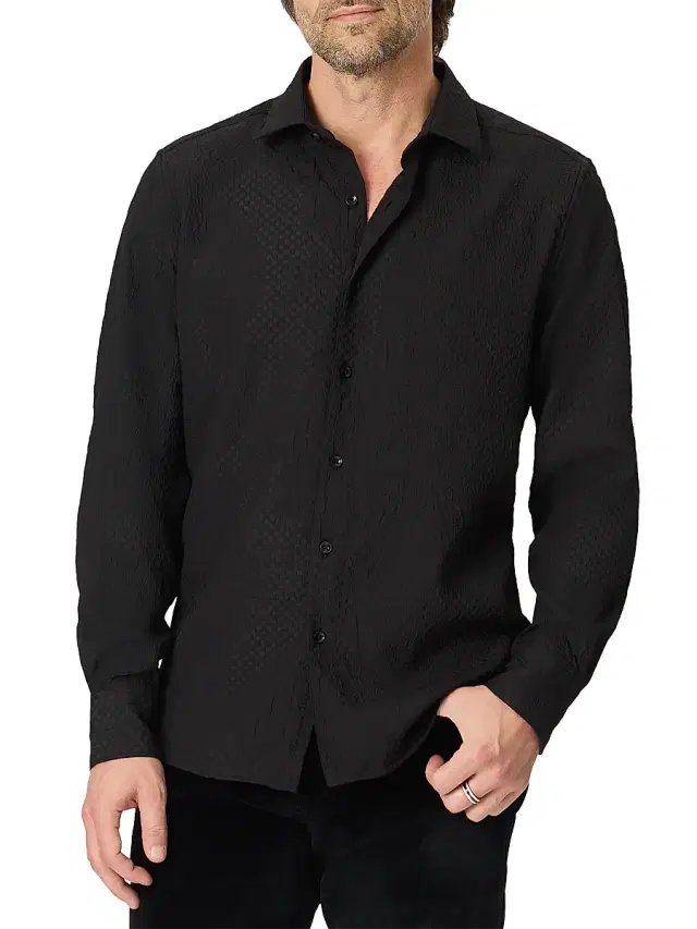 Robert Graham Men's Devonshire Button-Front Shirt - Black
