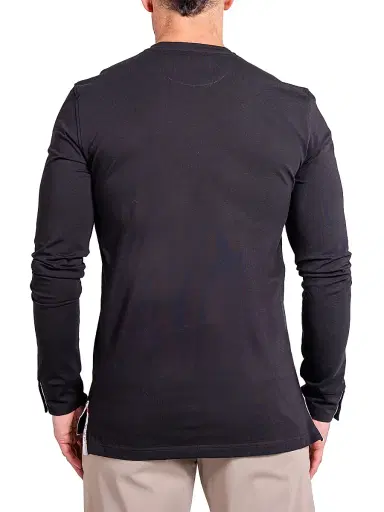 Maceoo Men's V-Neck Edison Ascension Sweater - Black - Size Medium | Thumbnail 6 Maceoo Men's V-Neck Edison Ascension Sweater - Black - Size Medium | Thumbnail 6