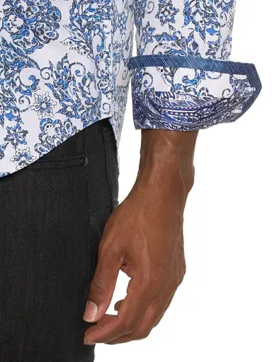 Robert Graham Men's Divan Woven Button-Up Shirt | Thumbnail 5