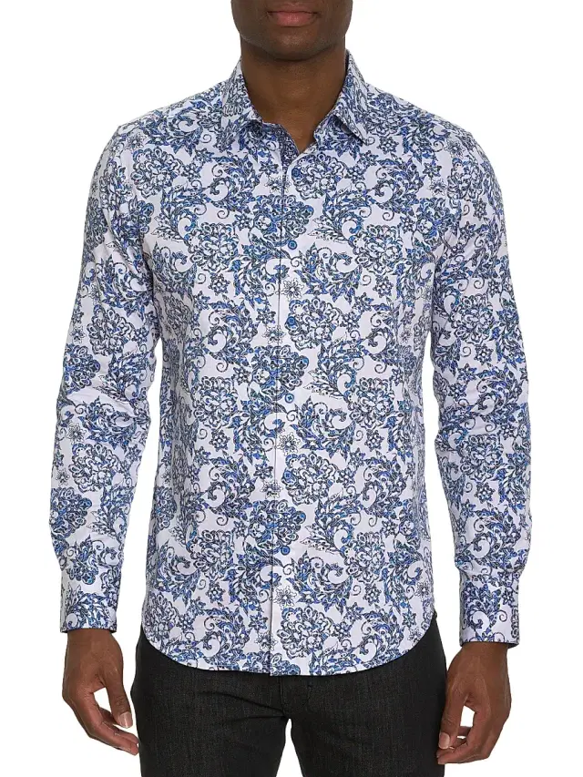 Robert Graham Men's Divan Woven Button-Up Shirt