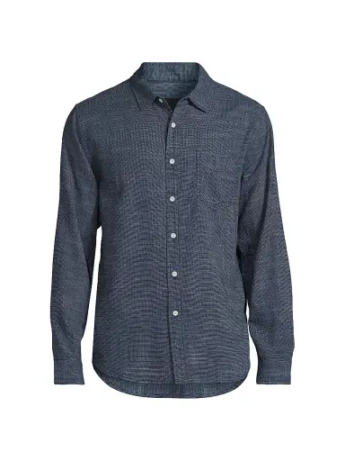 RAILS Men's Wyatt Button-Up Shirt - Navy Etch - Size XXL | Thumbnail 1 RAILS Men's Wyatt Button-Up Shirt - Navy Etch - Size XXL | Thumbnail 1
