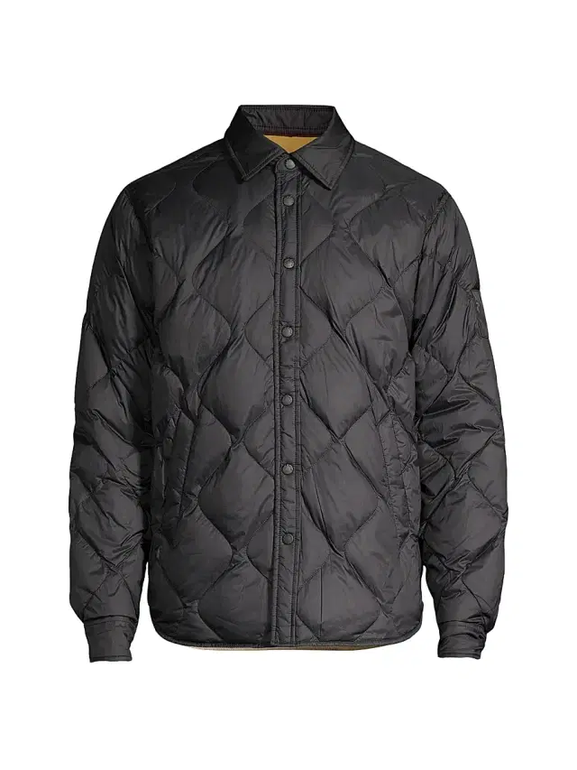 rag & bone Men's Dane Padded Shirt Jacket - Black