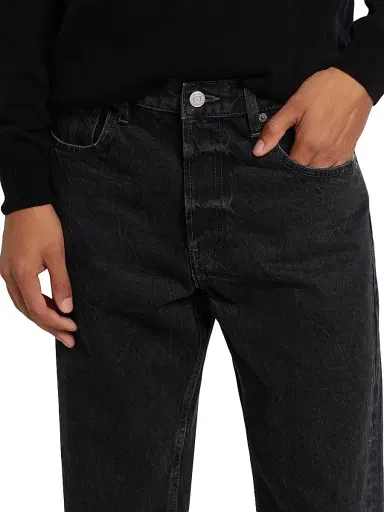 FRAME Men's Cotton Denim Straight-Leg Jeans - Meteorite | Thumbnail 6