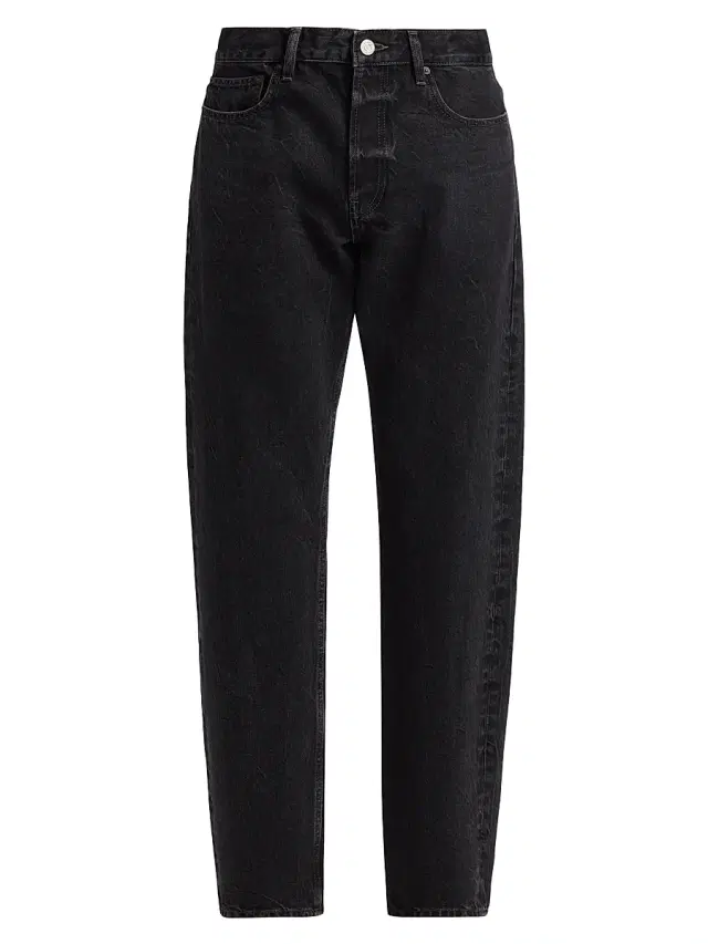 FRAME Men's Cotton Denim Straight-Leg Jeans - Meteorite