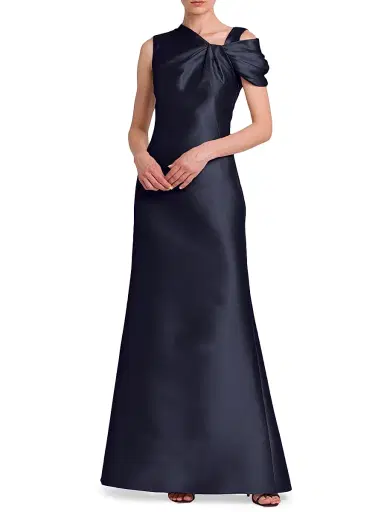 Alberta Ferretti Women's Satin Mikado Gown | Thumbnail 2 Alberta Ferretti Women's Satin Mikado Gown | Thumbnail 2