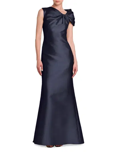 Alberta Ferretti Women's Satin Mikado Gown | Thumbnail 3 Alberta Ferretti Women's Satin Mikado Gown | Thumbnail 3