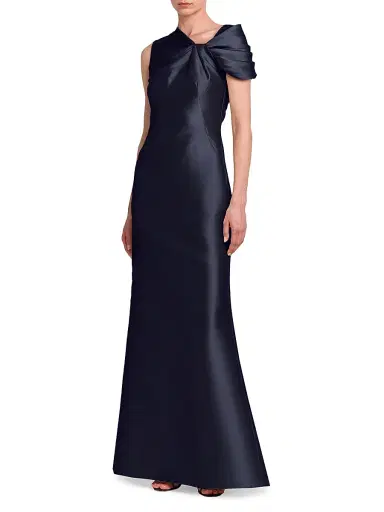 Alberta Ferretti Women's Satin Mikado Gown | Thumbnail 4 Alberta Ferretti Women's Satin Mikado Gown | Thumbnail 4