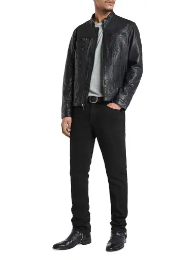 JOHN VARVATOS Men's J701 Coated Stretch Jeans | Thumbnail 2 JOHN VARVATOS Men's J701 Coated Stretch Jeans | Thumbnail 2