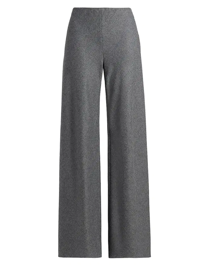 Vince Women's Wool-Blend High-Rise Pants - Medium Heather Grey