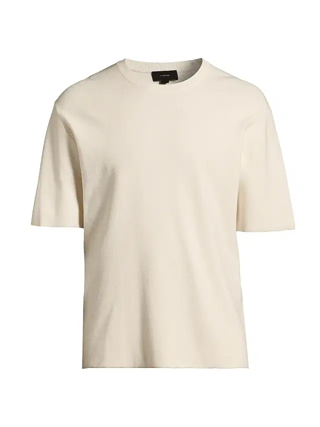 Vince Men's Milano Crewneck T-Shirt - Classic Cream