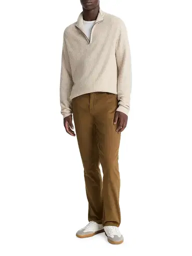 Vince Men's Dylan Cotton-Blend Chino Pants - Light Highlands | Thumbnail 2 Vince Men's Dylan Cotton-Blend Chino Pants - Light Highlands | Thumbnail 2