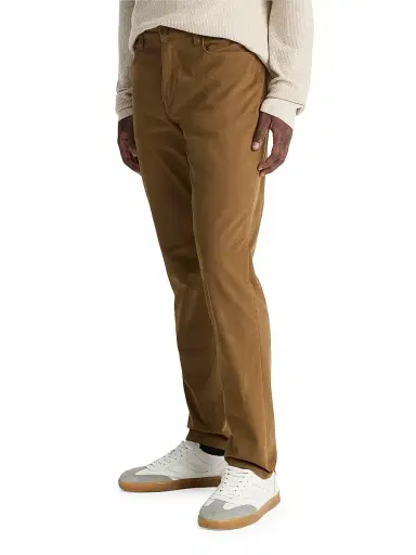 Vince Men's Dylan Cotton-Blend Chino Pants - Light Highlands | Thumbnail 3 Vince Men's Dylan Cotton-Blend Chino Pants - Light Highlands | Thumbnail 3