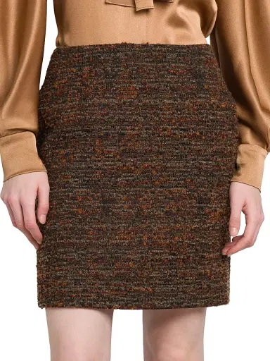 Alberta Ferretti Women's Bouclé Slim Miniskirt | Thumbnail 3 Alberta Ferretti Women's Bouclé Slim Miniskirt | Thumbnail 3