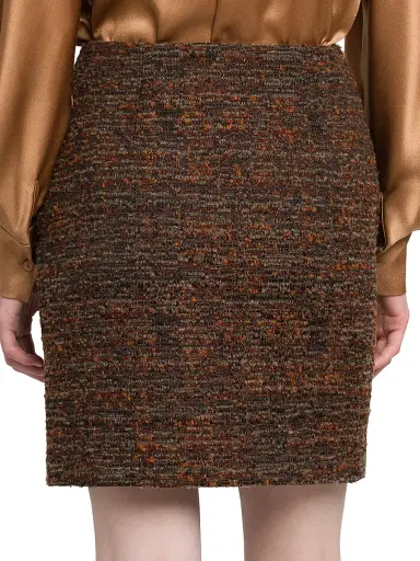 Alberta Ferretti Women's Bouclé Slim Miniskirt | Thumbnail 5 Alberta Ferretti Women's Bouclé Slim Miniskirt | Thumbnail 5
