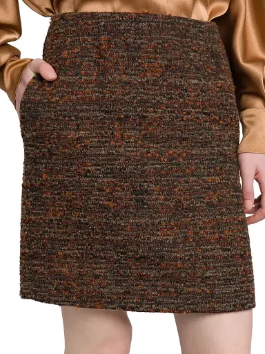 Alberta Ferretti Women's Bouclé Slim Miniskirt | Thumbnail 6 Alberta Ferretti Women's Bouclé Slim Miniskirt | Thumbnail 6