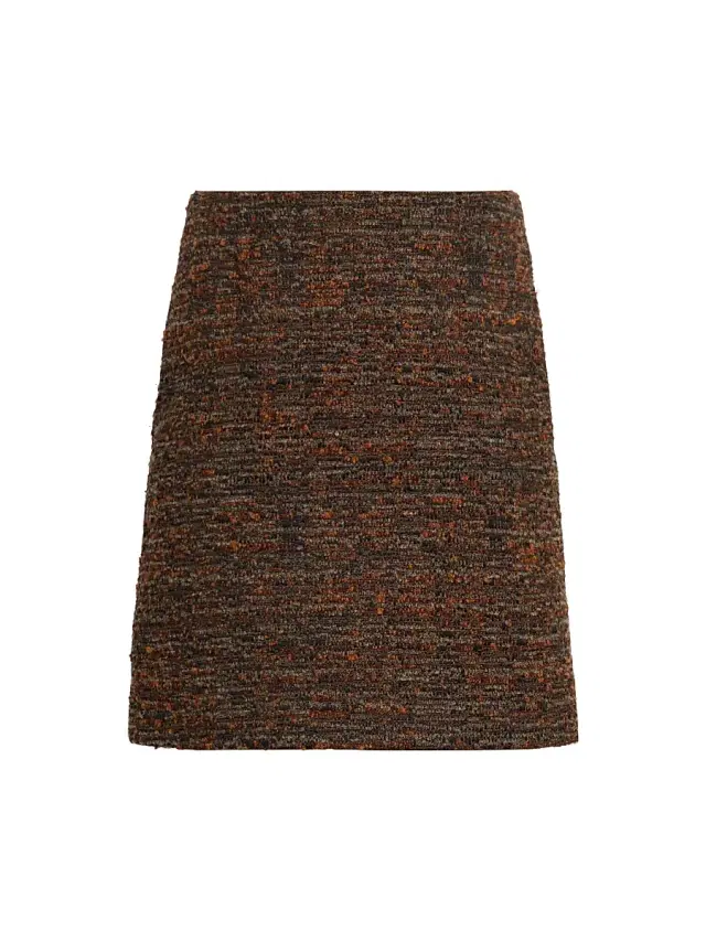 Alberta Ferretti Women's Bouclé Slim Miniskirt