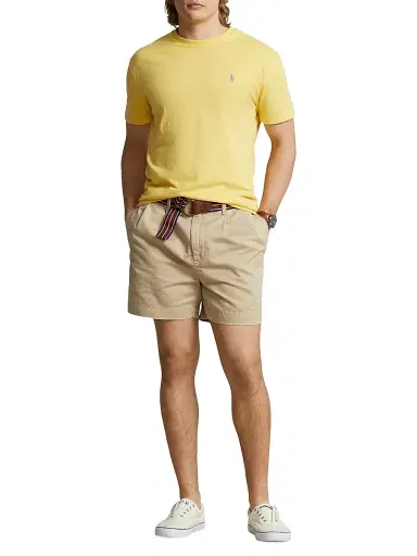 Polo Ralph Lauren Men's Jersey Short-Sleeve T-Shirt - Yellow | Thumbnail 2 Polo Ralph Lauren Men's Jersey Short-Sleeve T-Shirt - Yellow | Thumbnail 2