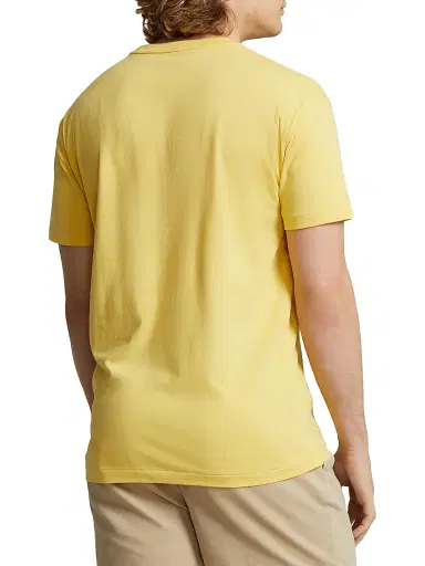 Polo Ralph Lauren Men's Jersey Short-Sleeve T-Shirt - Yellow | Thumbnail 3 Polo Ralph Lauren Men's Jersey Short-Sleeve T-Shirt - Yellow | Thumbnail 3