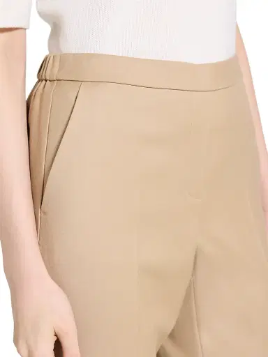 Theory Women's Treeca Wool Crop Trousers | Thumbnail 6