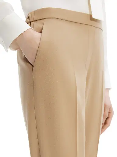 Theory Women's Treeca Wool Crop Trousers | Thumbnail 7