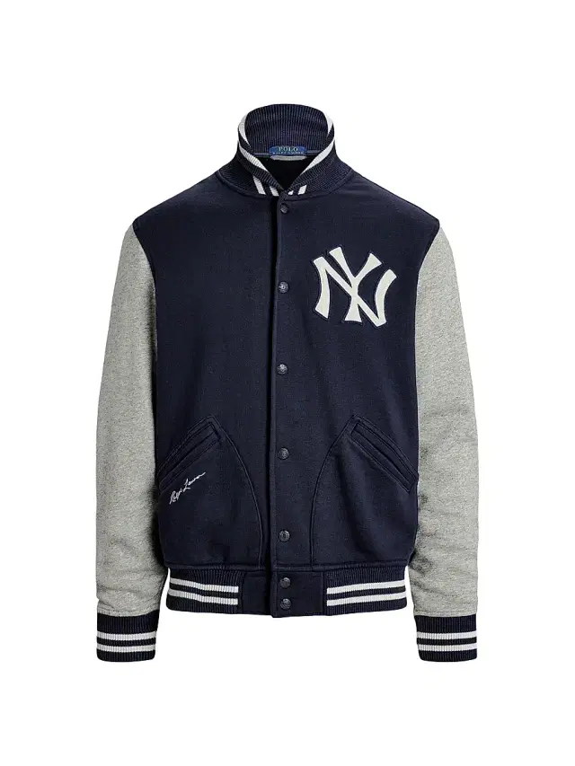 Polo Ralph Lauren Men's  Yankees Jacket - Aviator Navy Loft Heather