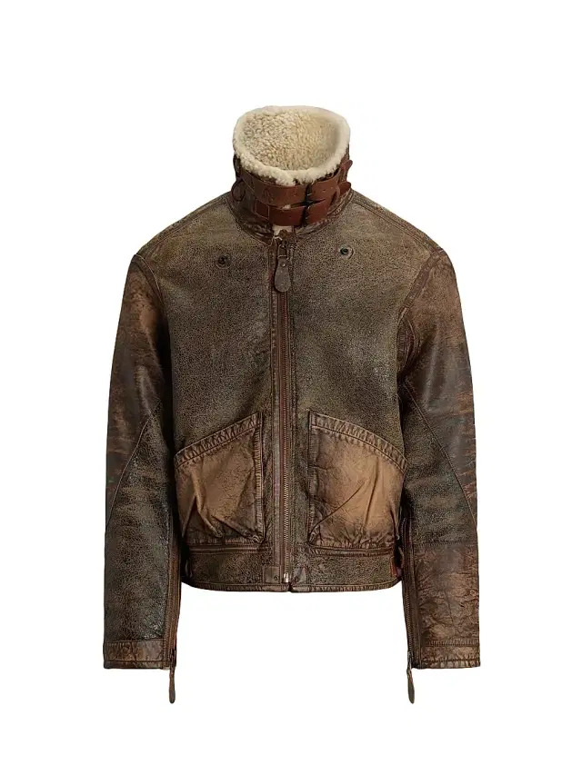 Polo Ralph Lauren Men's Shearling-Lined Bomber Jacket