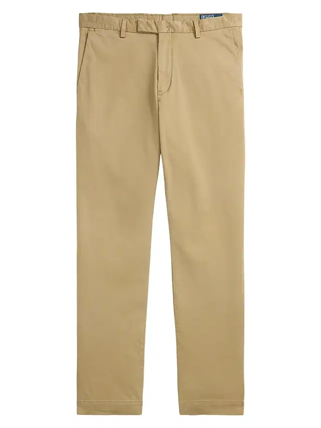 Polo Ralph Lauren Men's Jarrett Stretch-Slim-Fit Sateen Pants - Khaki Hill