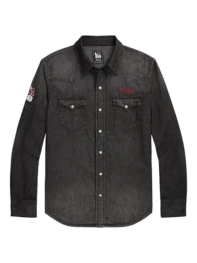 Polo Ralph Lauren Men's Graphic Denim Shirt - Venthon Wash