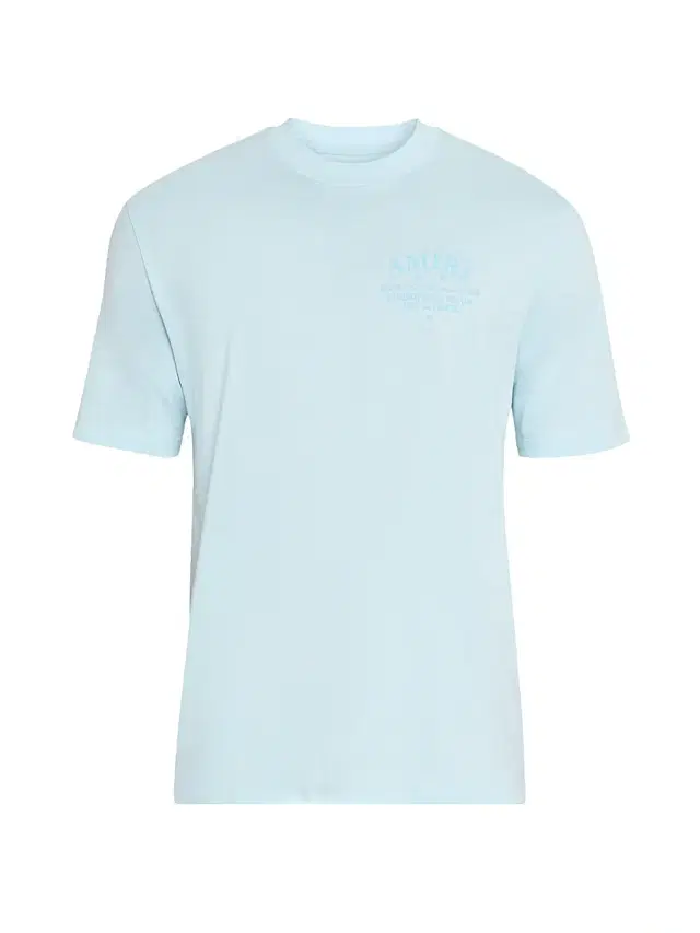 Amiri Men's Arts Logo Graphic Cotton T-Shirt - Light Blue