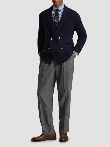 Polo Ralph Lauren Men's Aviator Cashmere Cardigan - Aviator Navy | Thumbnail 2