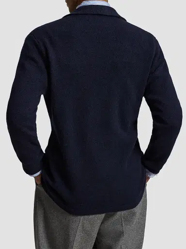 Polo Ralph Lauren Men's Aviator Cashmere Cardigan - Aviator Navy | Thumbnail 3