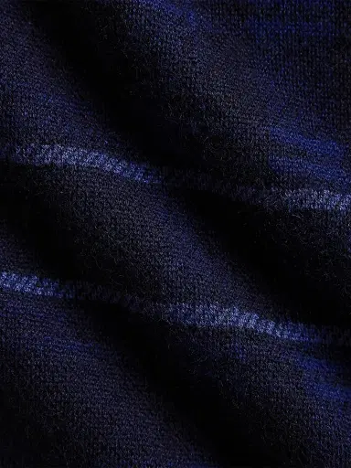 Ralph Lauren Purple Label Men's Plaid Cashmere Shirt Sweater - Navy Multi - Size Large | Thumbnail 8 Ralph Lauren Purple Label Men's Plaid Cashmere Shirt Sweater - Navy Multi - Size Large | Thumbnail 8