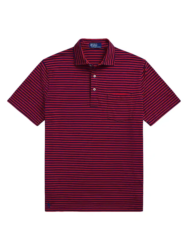 Polo Ralph Lauren Men's Classic-Fit Featherweight Mesh Polo - Newport Navy Red