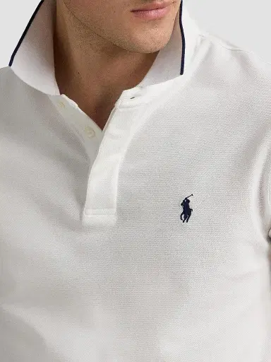 Polo Ralph Lauren Men's Oxford Mesh Stretch Cotton Polo Shirt | Thumbnail 5 Polo Ralph Lauren Men's Oxford Mesh Stretch Cotton Polo Shirt | Thumbnail 5