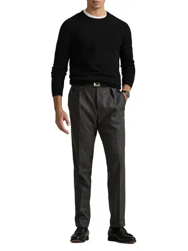 Polo Ralph Lauren Men's Washable Cashmere Crewneck Sweater - Polo Black - Size Small | Thumbnail 2