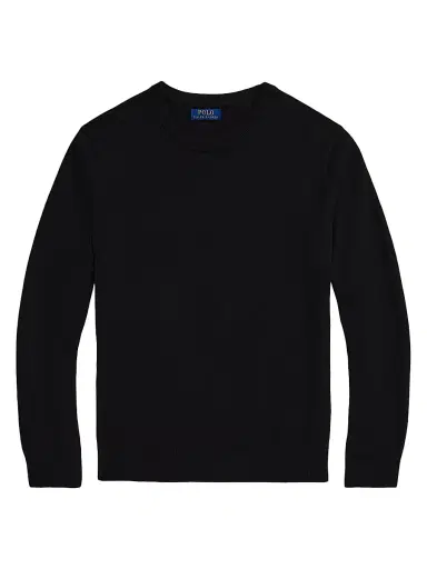 Polo Ralph Lauren Men's Washable Cashmere Crewneck Sweater - Polo Black - Size Small | Thumbnail 1