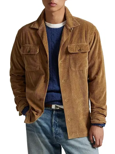 Polo Ralph Lauren Men's Corduroy Button-Front Shirt | Thumbnail 3 Polo Ralph Lauren Men's Corduroy Button-Front Shirt | Thumbnail 3