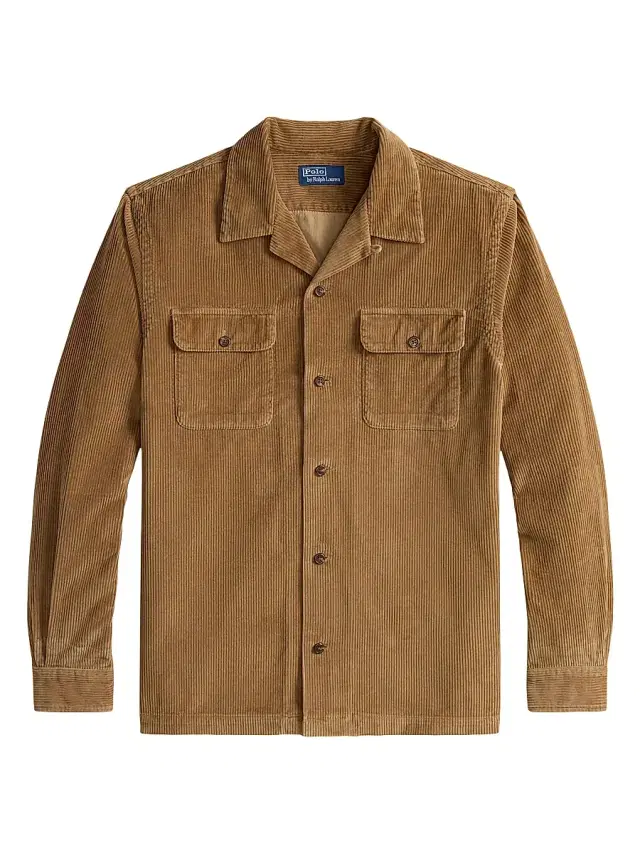 Polo Ralph Lauren Men's Corduroy Button-Front Shirt - Golden Brown