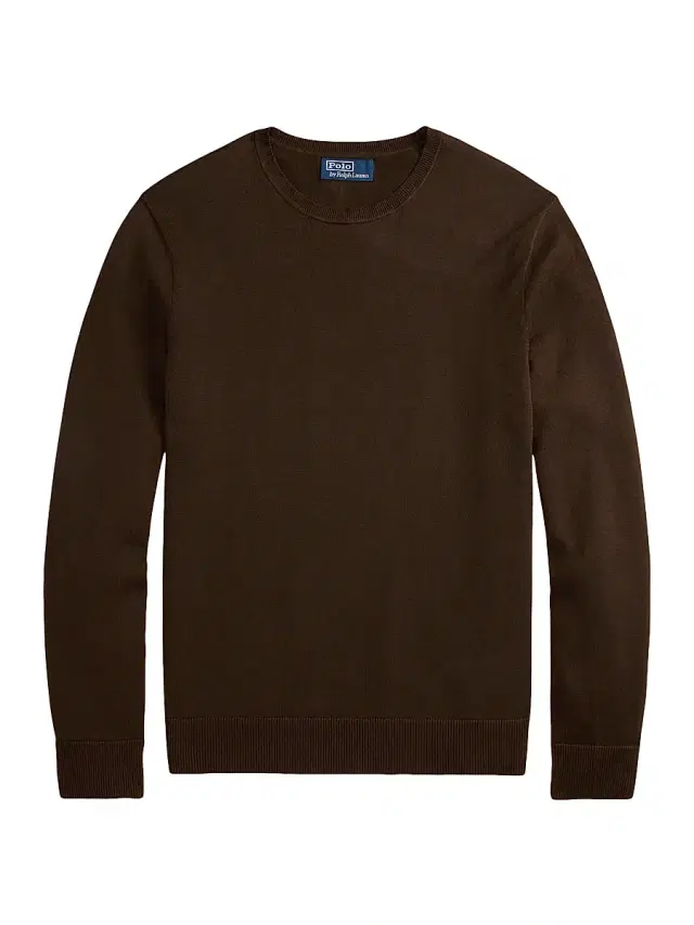 Polo Ralph Lauren Men's Cotton Knit Sweater - Nutmeg Brown