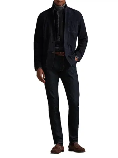 Polo Ralph Lauren Men's Split Suede Modern-Fit Sport Coat | Thumbnail 2 Polo Ralph Lauren Men's Split Suede Modern-Fit Sport Coat | Thumbnail 2