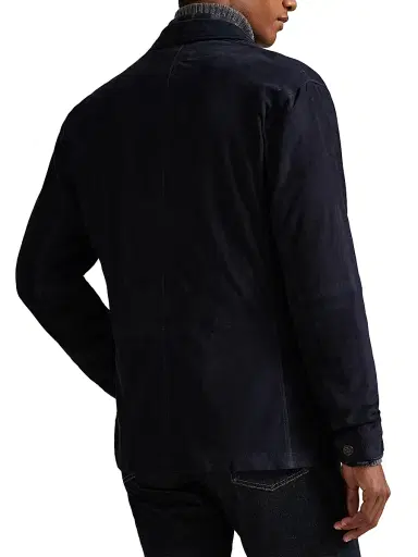 Polo Ralph Lauren Men's Split Suede Modern-Fit Sport Coat | Thumbnail 4 Polo Ralph Lauren Men's Split Suede Modern-Fit Sport Coat | Thumbnail 4